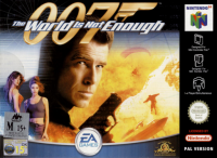 007 World Is Not Enough Nintendo 64 US box art
